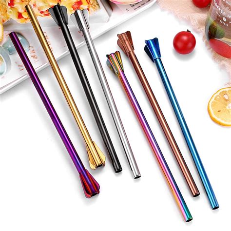 5 Long Reusable Replacement Metal Straws for 20 30 OZ Yeti Tumbler, RTIC, Tervis, Mason Jar, With 8 Silicone Tips, 2 Cleaning Brush and 1 Carrying Case SipWell Extra Long Stainless Steel Drinking Straws Set of 4, Straws for 30 oz Tumbler and 20 0z Tumbler, Fits Simple Modern Tumbler Fits all Yeti SIC. . Metal straws walmart